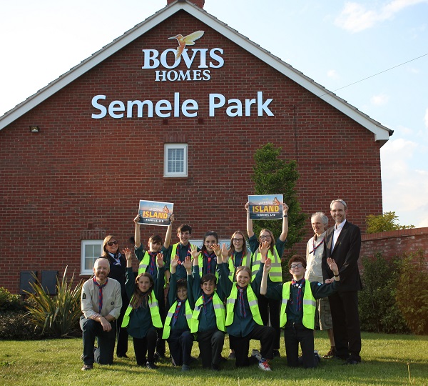 Radford Semele Scouts to visit scouting’s birthplace after housebuilder donation